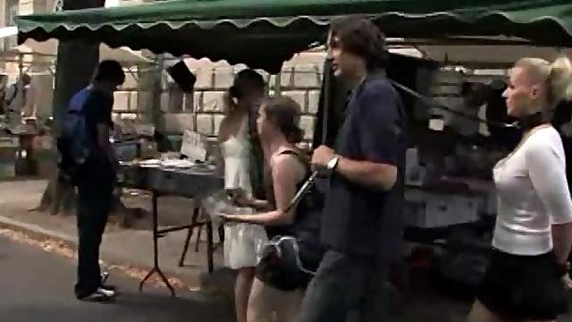 Naughty Blonde Gets A First Hand Experience Of Public Sex With A Fat Dick
