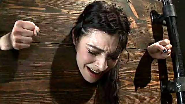 Naturally Busty Brunette Gets The Full BDSM Treatment