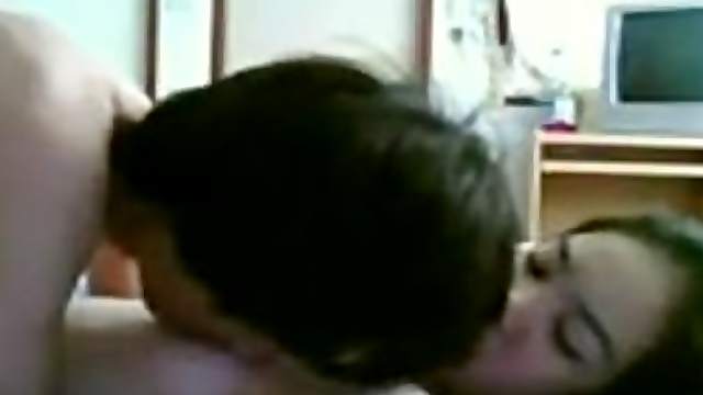 Homemade amateur footage of a couple making love