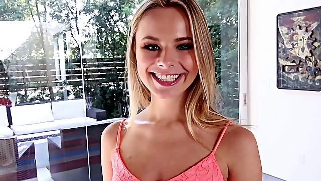 She earns extra cash by sucking his monster cock until he cums