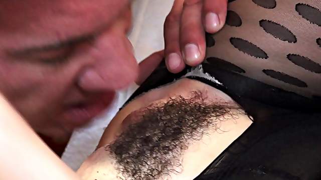Kasey Warner wears pantyhose while he pounds her hard