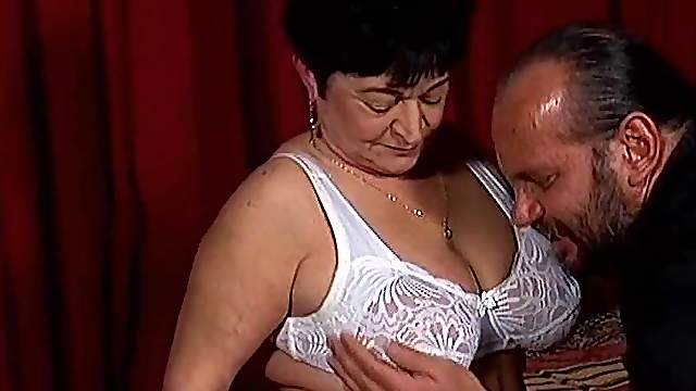 Granny needs to get laid and he gives her hot box a good fucking