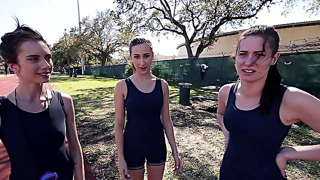 Track Girls Fuck Each Other After Practice