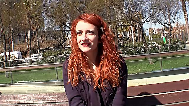 Fiery redhead senorita rides the cock like there's no tomorrow