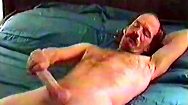 Mature Amateur Gene Jerks His Cock