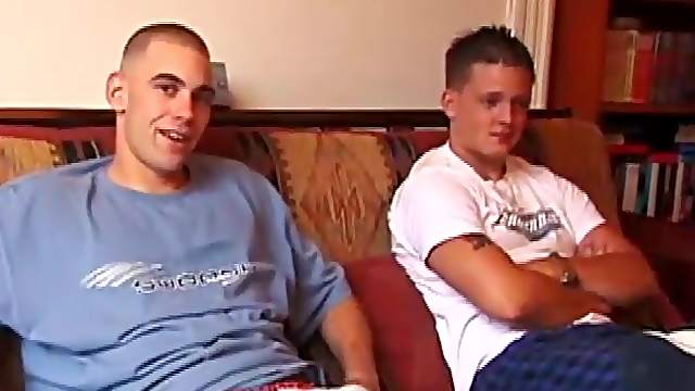Nick and Law stroke and Suck Cock