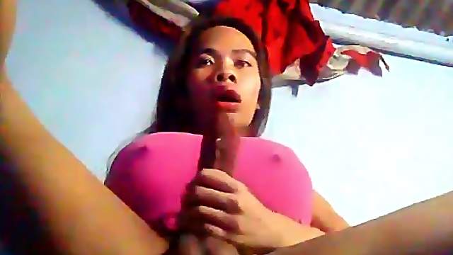 White Thick Cum Overflows After Selfsucking