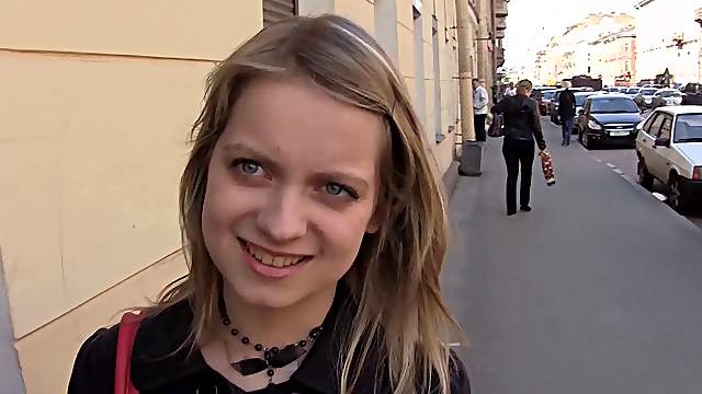 Euro girl wants to be a movie star so she fucks the guy