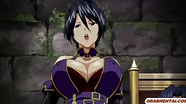 Bigboobs hentai gets tentacle worms hard drill