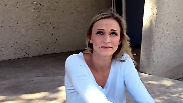All that Crissy wants to do right now is to sit down on the dick!