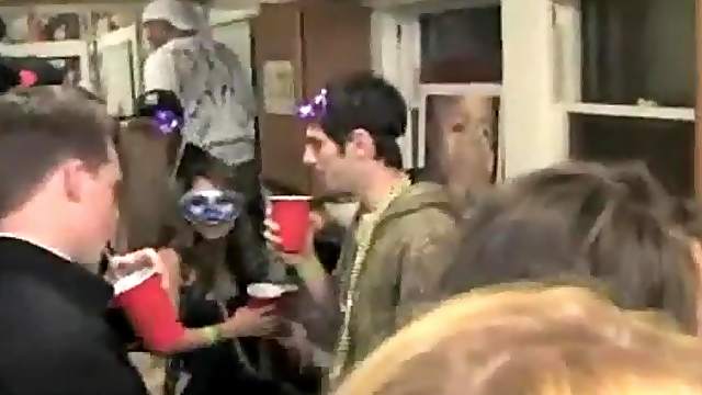 Party hoes are sucking and riding the stiff cocks of their friends