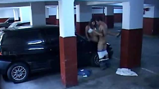 Fiery Couple have a Sizzling Hardcore Fuck in a Garage