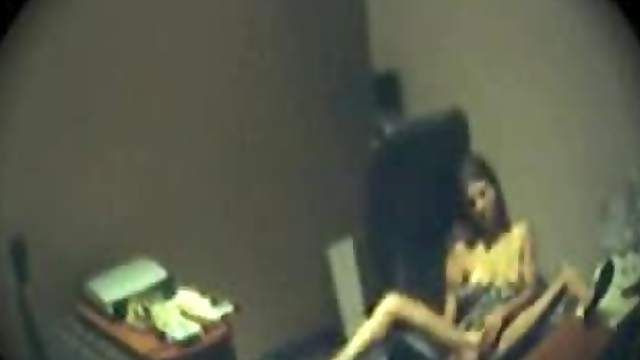 Horny Boss Has Some Solo Time In The Office