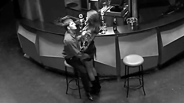 Security Camera At A Bar Film A Hard Fuck