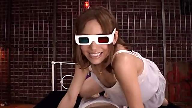 Japanese model pleasured with toy in pov porn shoot