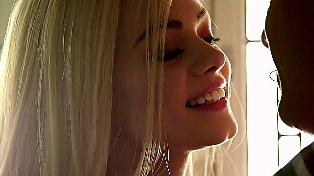Ravishing slim blonde Elsa likes being pounded with a big rod