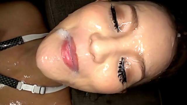 Japanese cutie wants to take all of that cum onto her pretty face