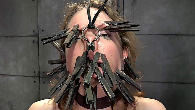 Ruthless punishment for Rain DeGrey and Ashley Lane