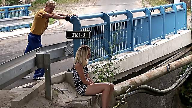 Nina has never been shagged in the wild and it's time to change that