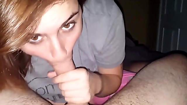 Complete nutrition POV blowjob and swallow cum
