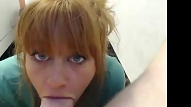 Submissive Office Slut Deepthroating POV