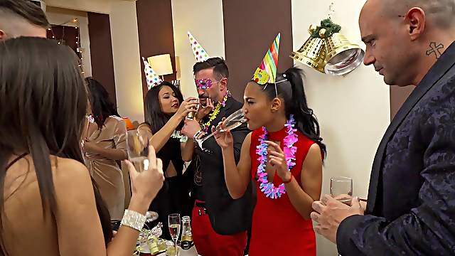 Birthday party turns into a great orgy that no one will ever forget