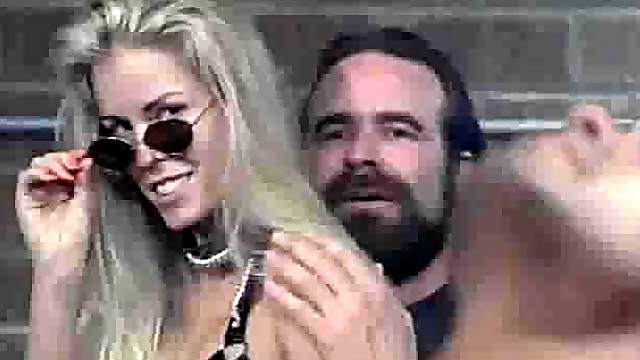 Amazing group sex with bosomy Felecia and her slutty friend