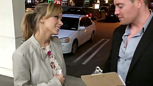 Blonde Milf Pristine Edge Picked Up And Banged