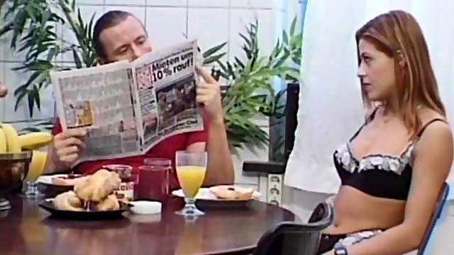 Nice ass wife pounded hardcore doggystyle in kitchen