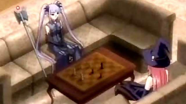 Hentai girl with bigtits caught and hard drilled by tentacles
