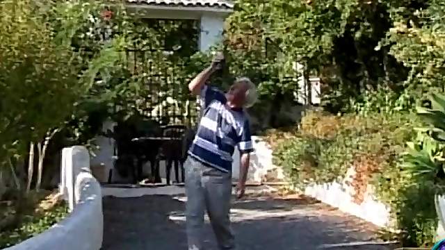 Cory Everson loves giving handjobs for oldies