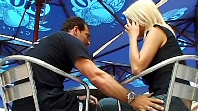 Carmen got her gaping hole all worked up by Franco Trentalance