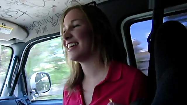 Hot Hardcore Sex With Blonde Teen At The Back Of A Van