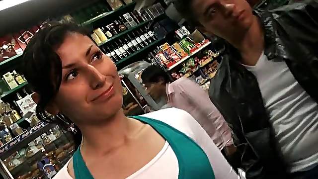Dick-famished Violeta enjoys her throat rubbed with a manhood