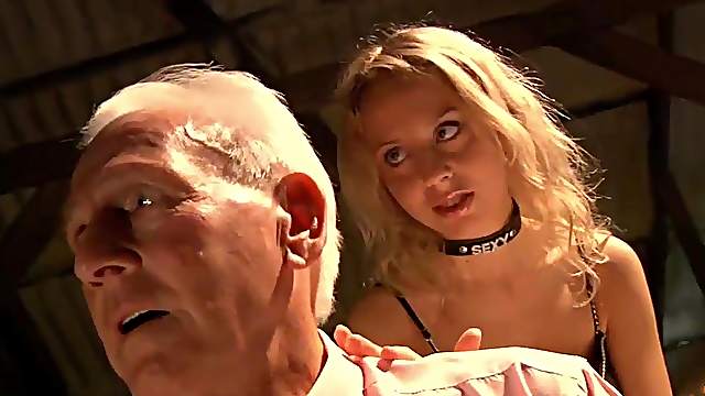Seductive young babe sex with horny old man Teen Fucked