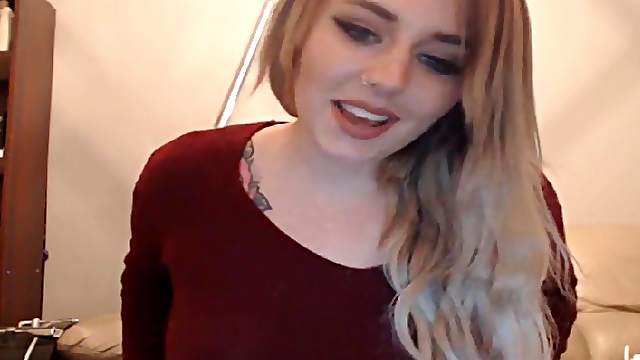 Beautiful Sexy Babe Home Alone