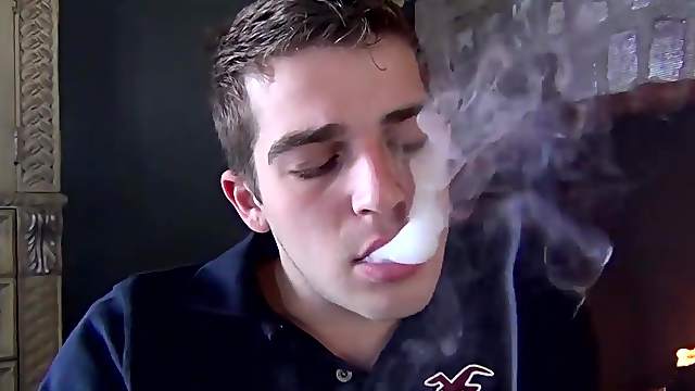 Austin Reid has a special cigar smoking masturbation show