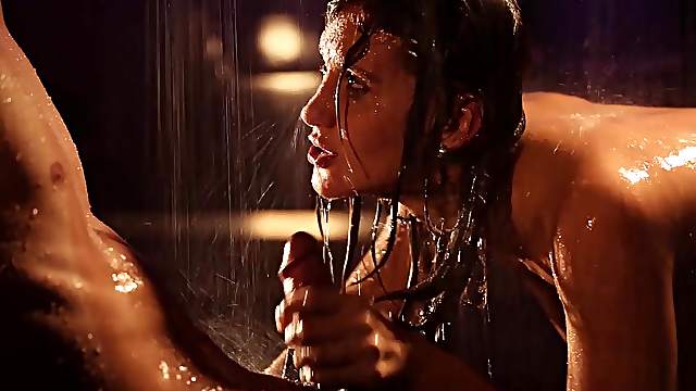 Naomi Bennet cannot resist making a lover's prick stiff