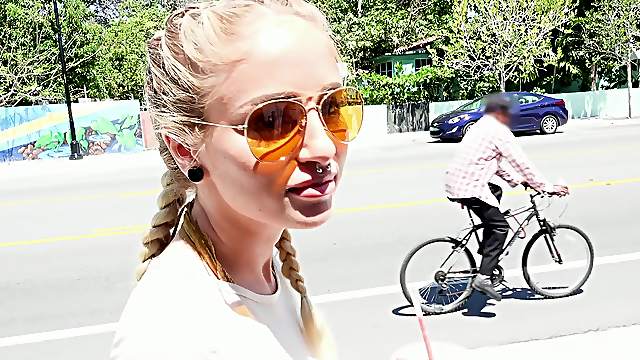 Blonde Naomi bend over getting pounded hardcore doggystyle
