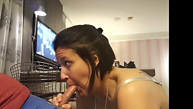 Submissive Amateur Taught How To Suck Cock