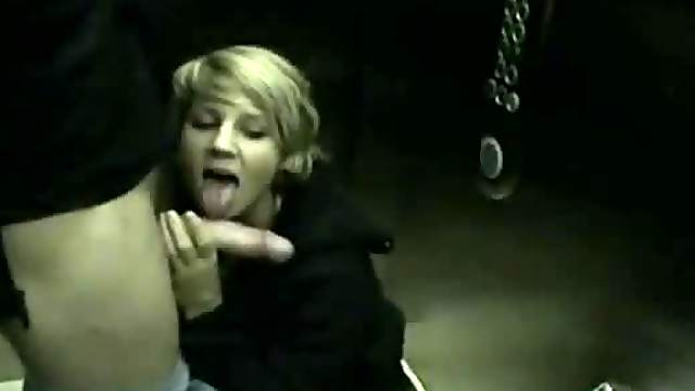 An Amazing Blowjob From A Naughty Blonde Teen