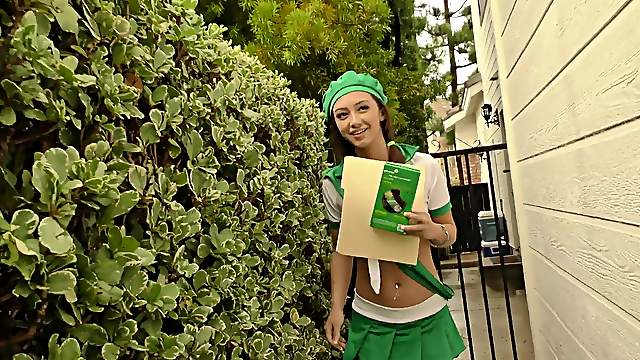 Lily Jordan is a girl scout curious about a lover's big dick