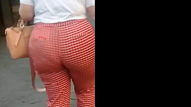Big asses on the streets of the city