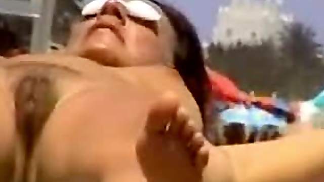Nice pussy on the beach