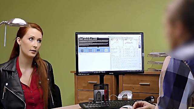 Hypnotizing boobs for credit manager.