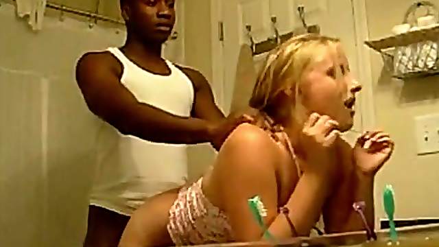 Hot girl gets fucked by her black hubby