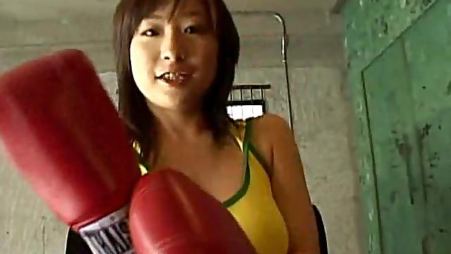 Amazing Asian girl gets talked into pleasing a naughty guy