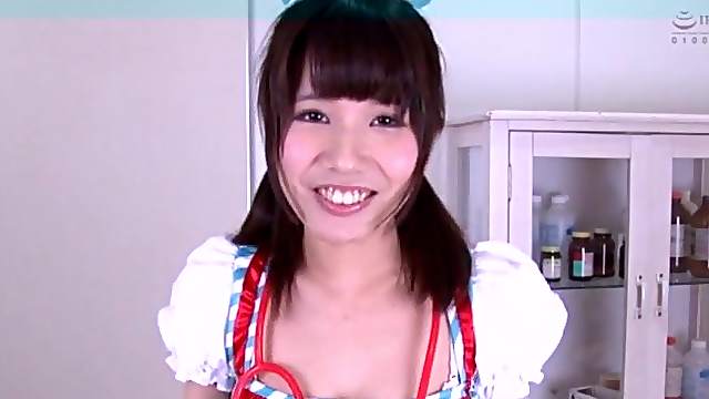 Japanese nurse pleases a patient by screwing with him hard