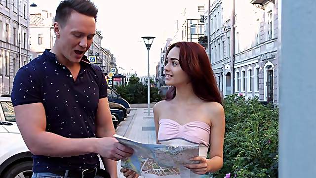 Redheaded Teen Michelle Can Gives Her Pussy to Her Boyfriend