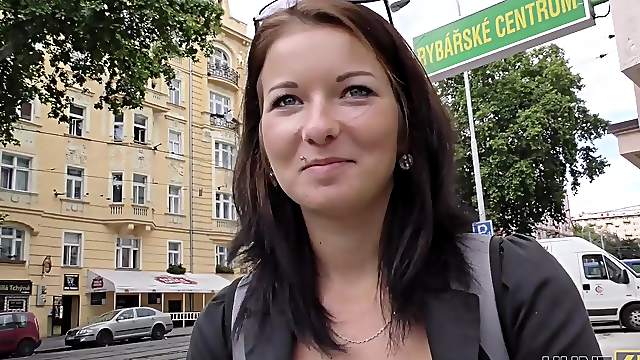 Naughty man made beautiful brunette cheat on her docile BF